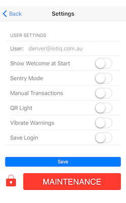 App Setting Page